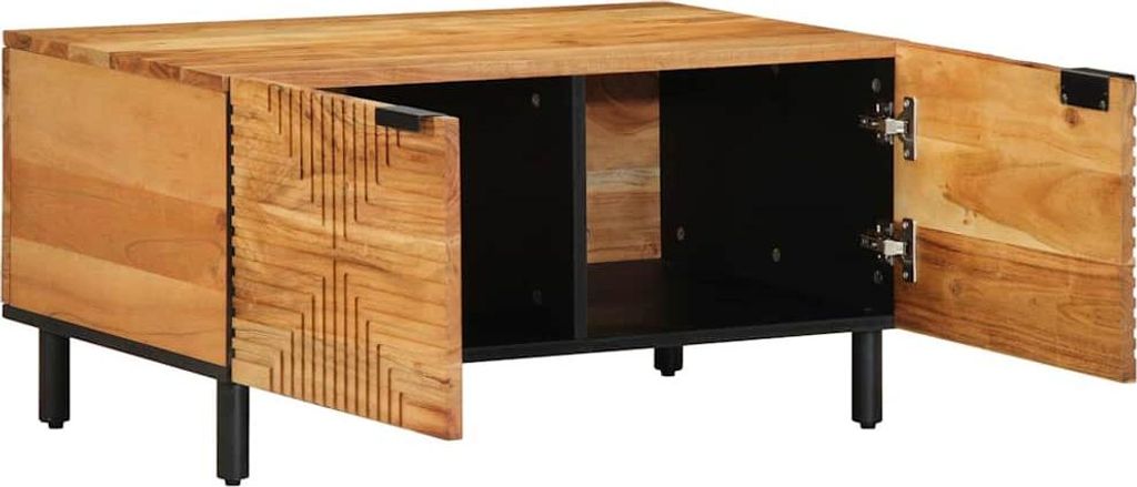 vidaXL Couchtisch 80x50x40 cm Massivholz Akazie