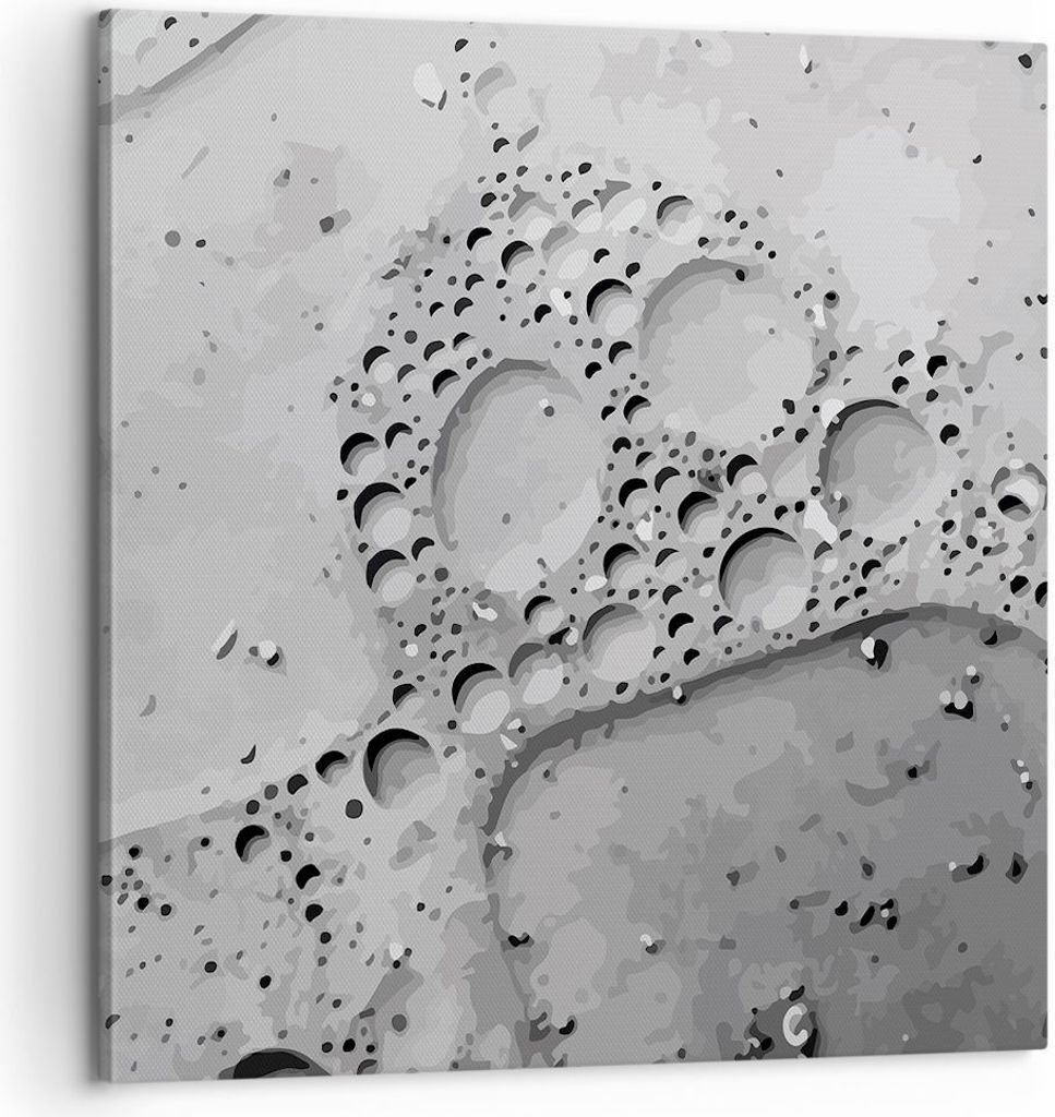 Bild auf Leinwand - Leinwandbild - Abstraktion modern - 60x60cm - Wand Bild - Wanddeko - Wandbilder - Leinwanddruck - Bilder - Kunstdruck - Wanddek...