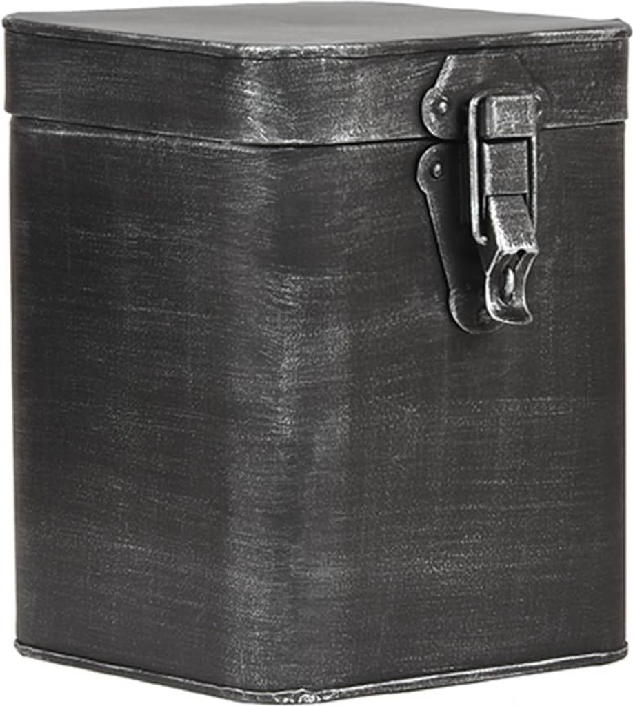 LABEL51 Aufbewahrungsbox 15x16x19 cm L Antik-Schwarz Produktbild 