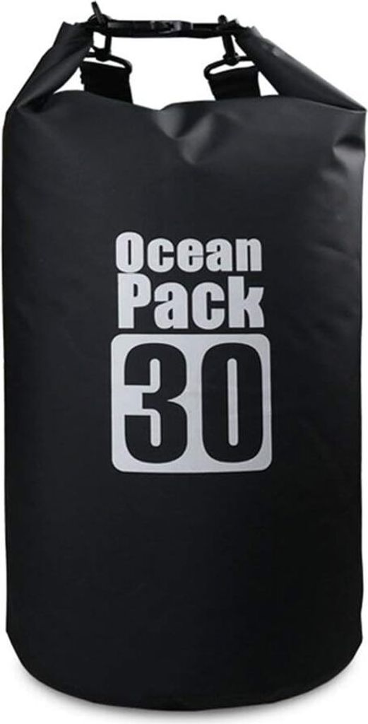 Ocean Pack Dry Bag 30L Waterproof trockener Beutel/Sack wasserdichte Tasche mit Langem Bügel für Kayaking Boots-Ausflug Kanu Fischen Rafting Schw...
