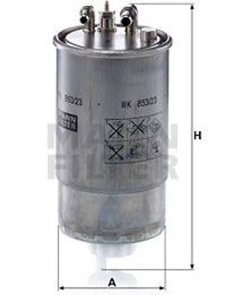 Filtre à gazole MANN-FILTER WK 853/23 compatible Corsa D et moteur Opel