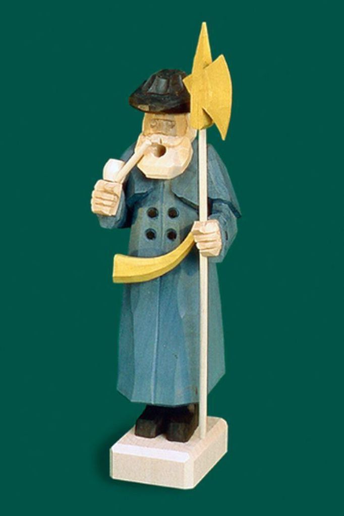 Räucherfigur Nachtwächter geschnitzt Höhe 18cm NEU
