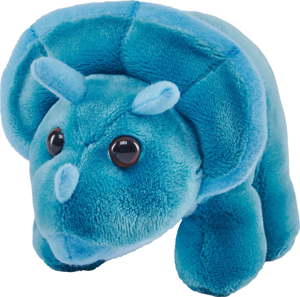 Peluche Triceratopo Tascabile ECO 13cm - Giocattolo Sostenibile in Regalo