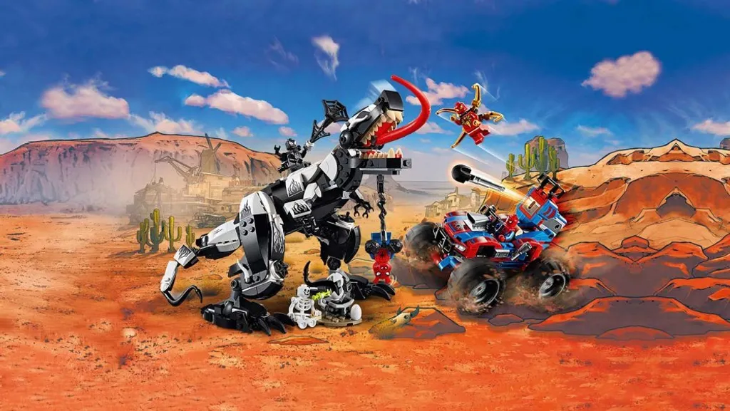Venomosaurus Articulé et Spider-Buggy : Kit de Combat Marvel 76151 - 7