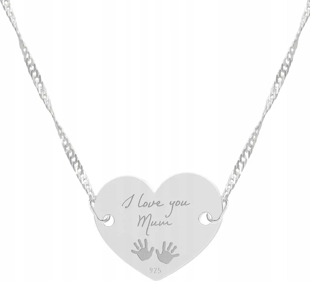 Collana Mani di Bambino Argento 925 - Il Tuo Primo Abbraccio