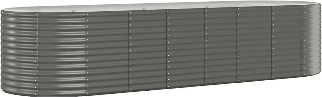 vidaXL Pozinkovaná oceľová vyvýšená posteľ 322x100x68 cm Obrázok produktu 