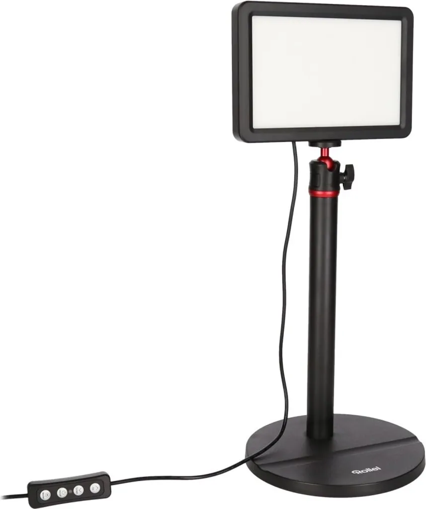 Rollei LUMIS Key Light Éclairage LED avec Support de Table Ajustable - 2