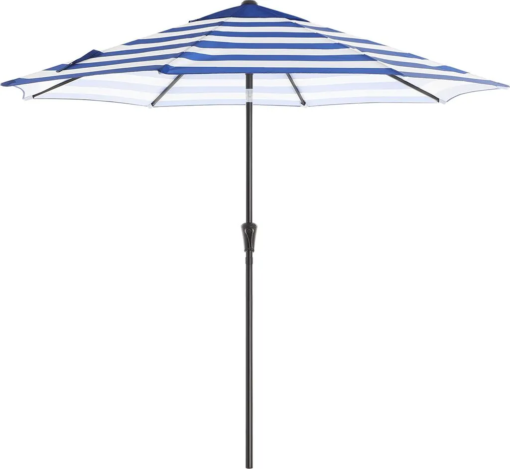 Parasol Ø 265 cm pliable : protection solaire efficace et rangement facile