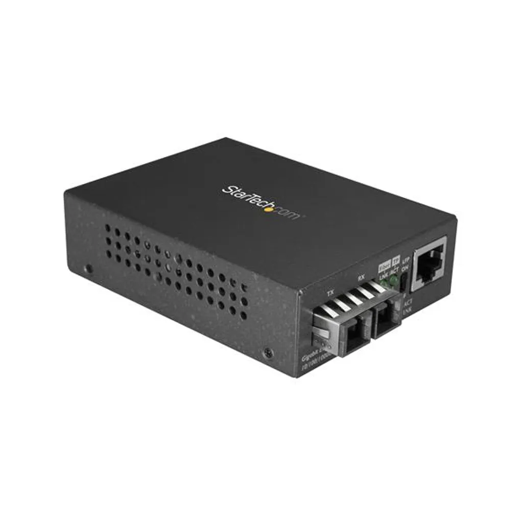 StarTech.com Convertisseur Gigabit Ethernet vers SC Fibre Monomode MCMGBSC15