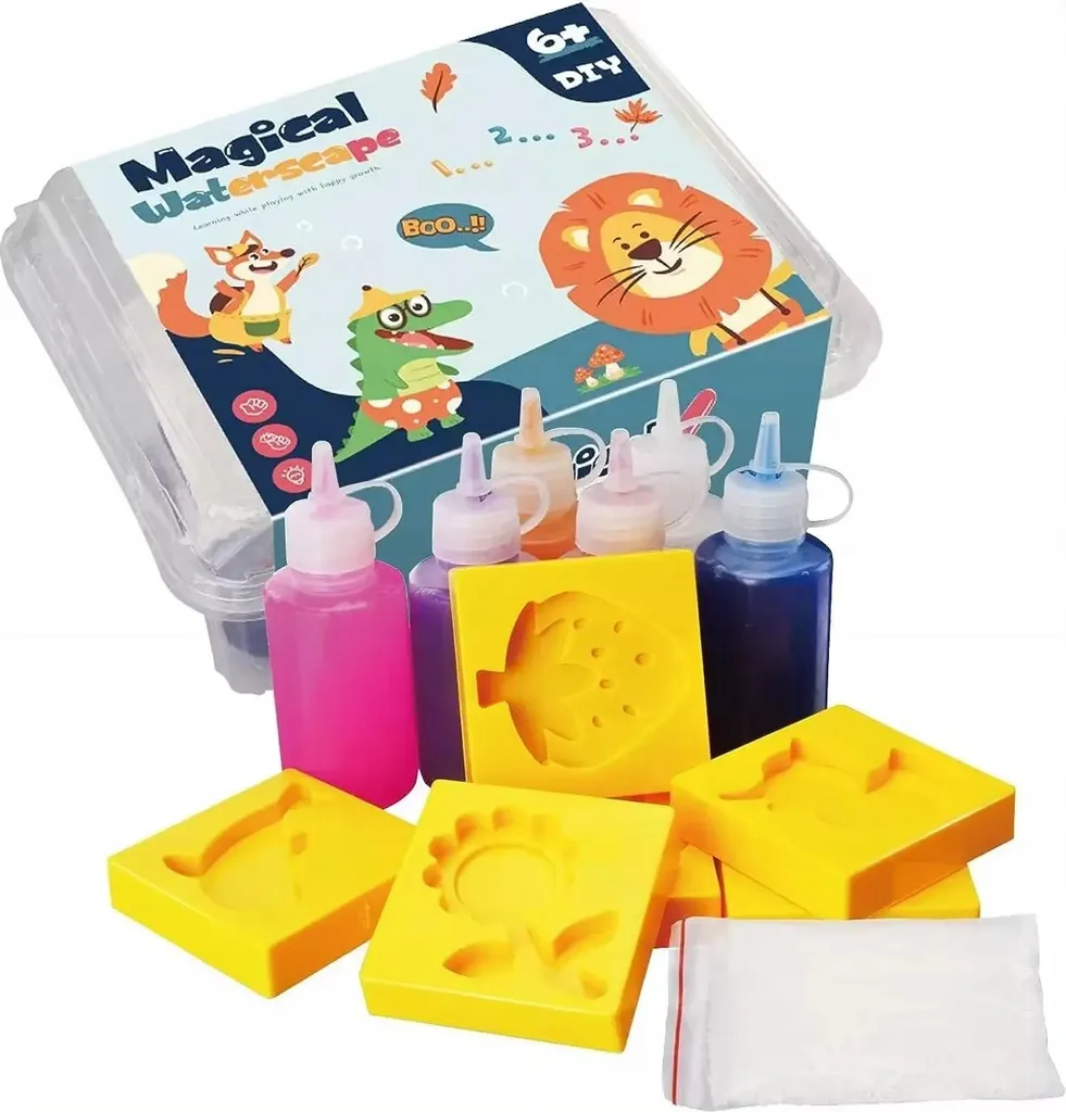 Jeu de Création de Figurines Aqua Gel Magique pour Activité Créative