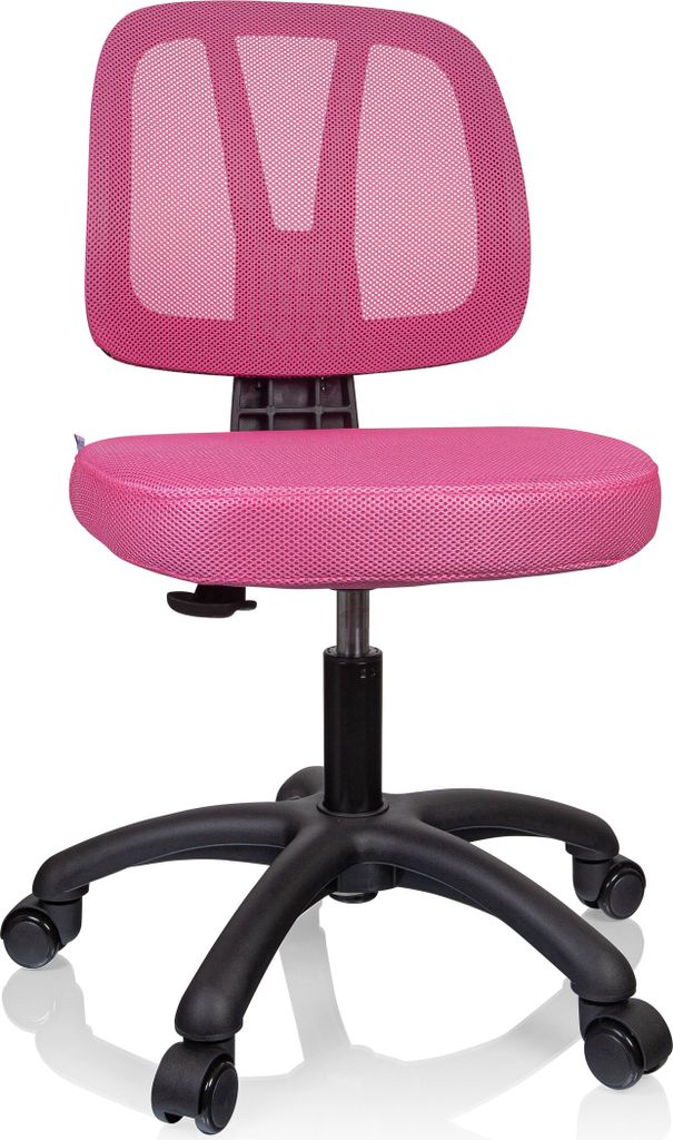 hjh OFFICE Kinderdrehstuhl KID YU 200 Schreibtischstuhl für Kinder höhenverstellbar Netzstoff