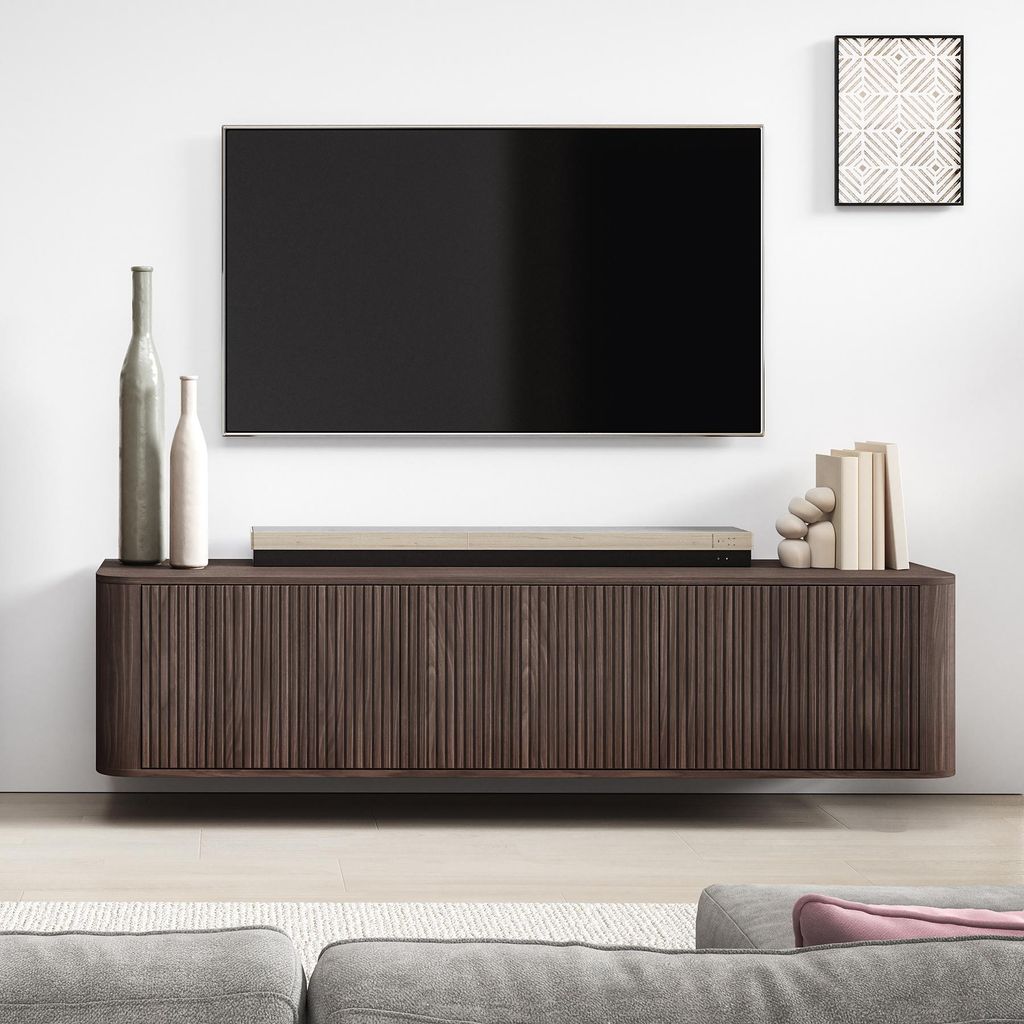 TV-Lowboard Misterio Premium 180 cm mit abgerundeten Seiten Produktbild 