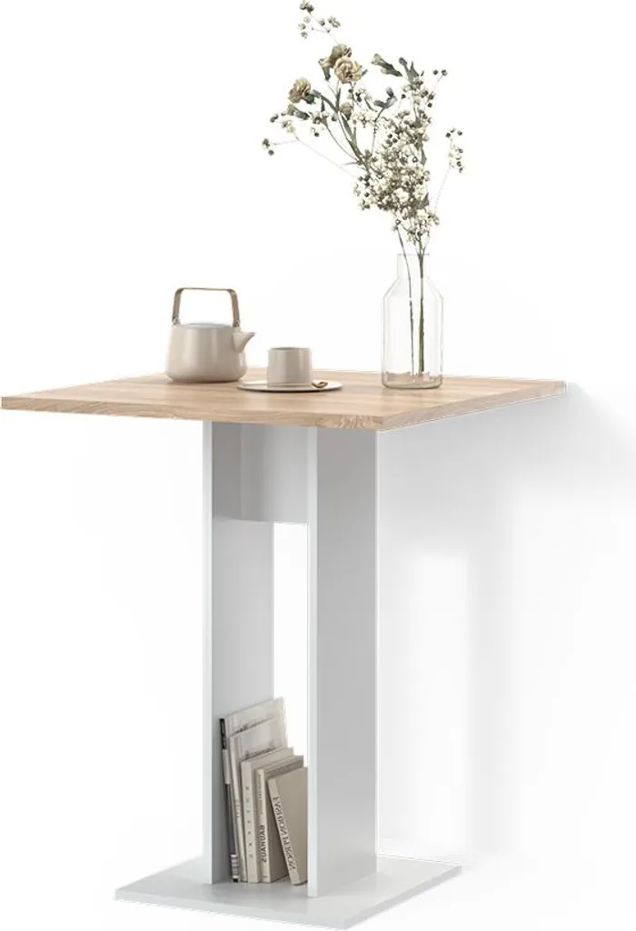 Table à manger Livinity Regusa Sonoma 65x78 cm Modèle 56200 design chic