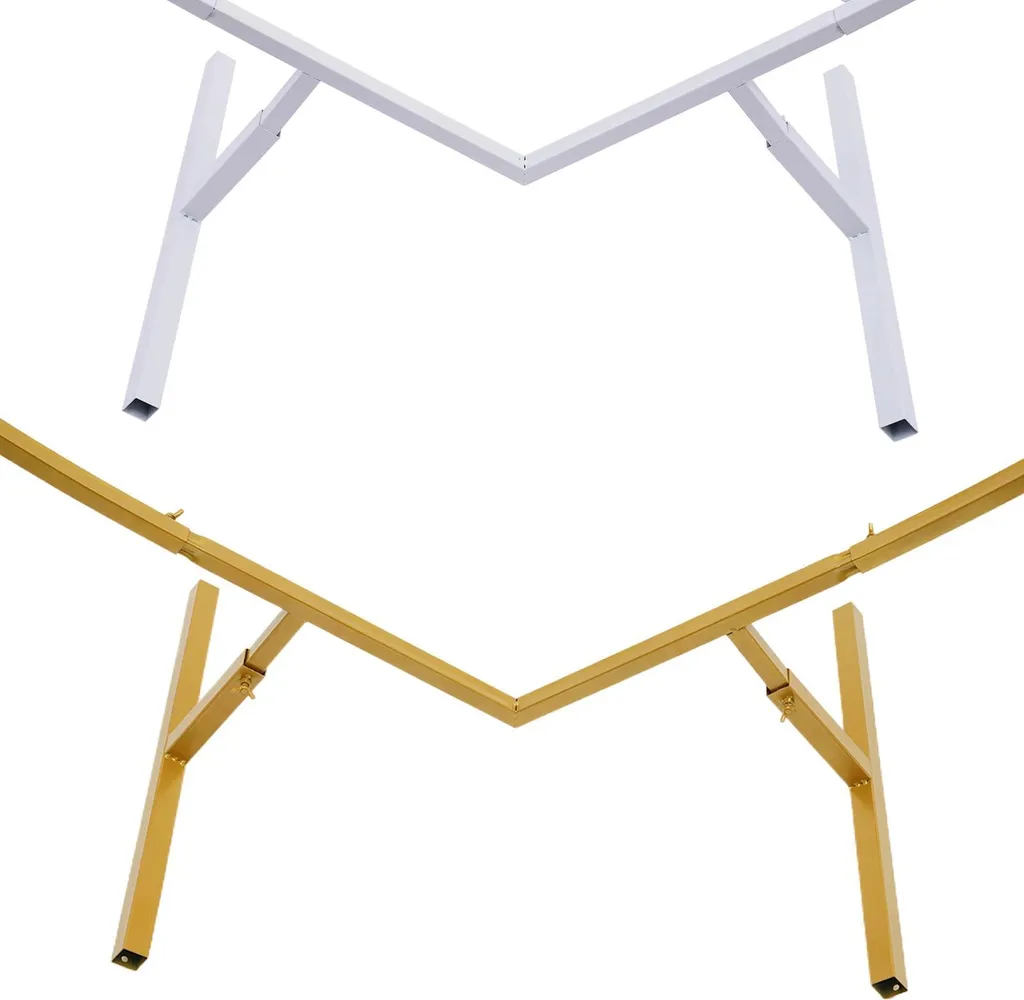 Arche de mariage robuste en cœur 2,1m : structure stable et montage facile - 6