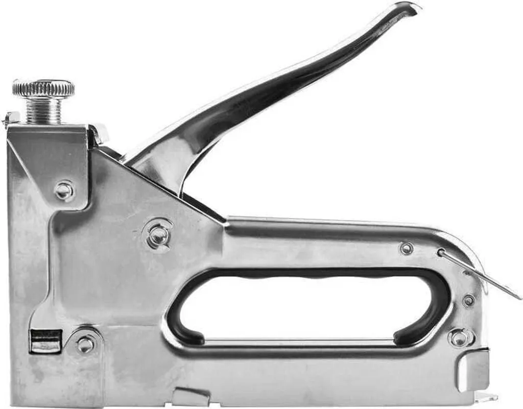 Agrafeuse manuelle 4-14 mm métal argenté avec réglage de puissance