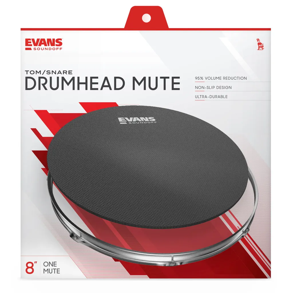 Pack Sourdine Evans HQ 8 pouces - Travail de la Batterie en Silence - 5
