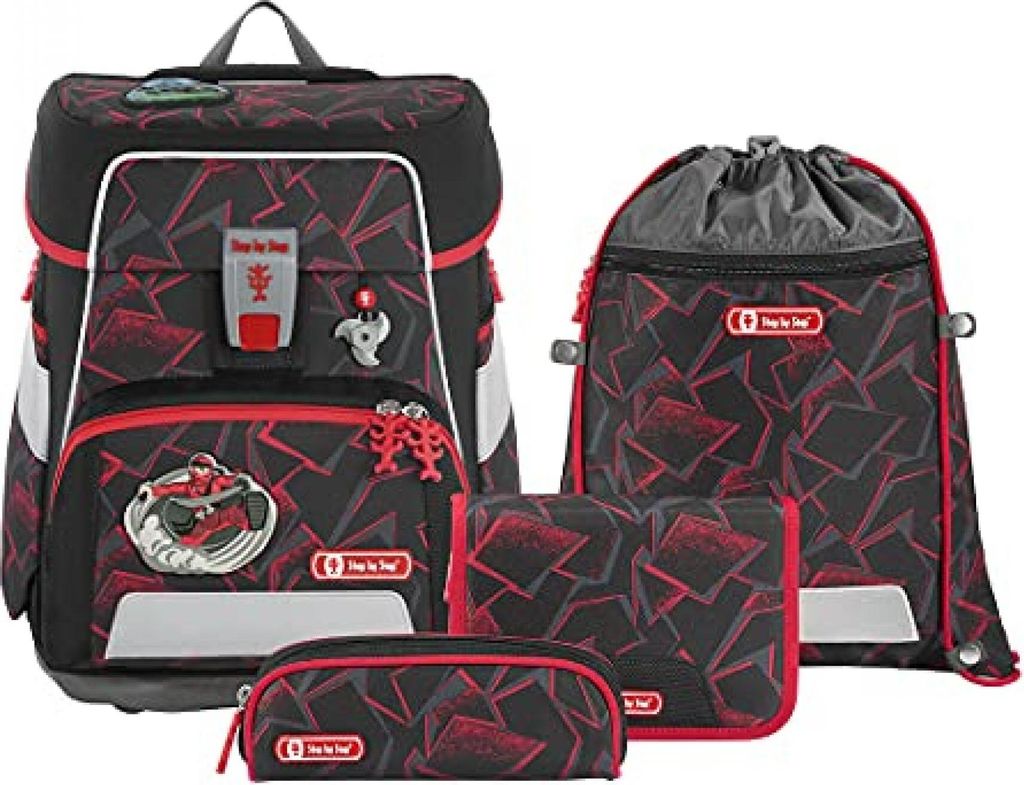 Komplet plecaka szkolnego SPACE "Ninja Yuma", 5-elementowy Zdjęcie produktu 