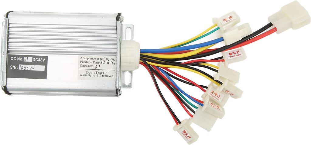 48 V 1000W Controller mit Kabelbaumbürbchen -Motorsteuerkasten für elektrisches Scooter -Fahrrad