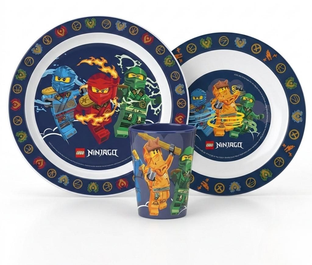 Kindergeschirr-Set LEGO® LEGO Ninjago Kinder Geschirr-Set Produktbild 