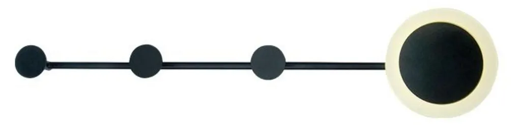Applique murale vestiaire LED noir 70cm VALENTINO ZM71LEDW70BK ACA
