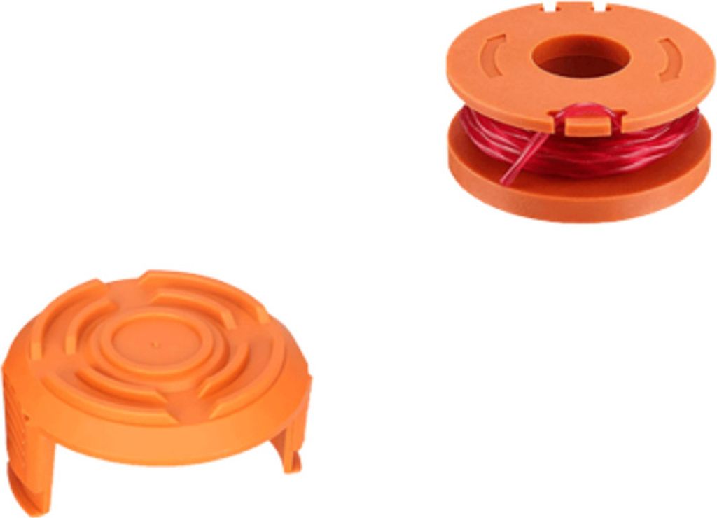 6 Ersatzspulen Für Trimmer WG116 WG119 - Mit 4,8m Nylonschnur & Kappen