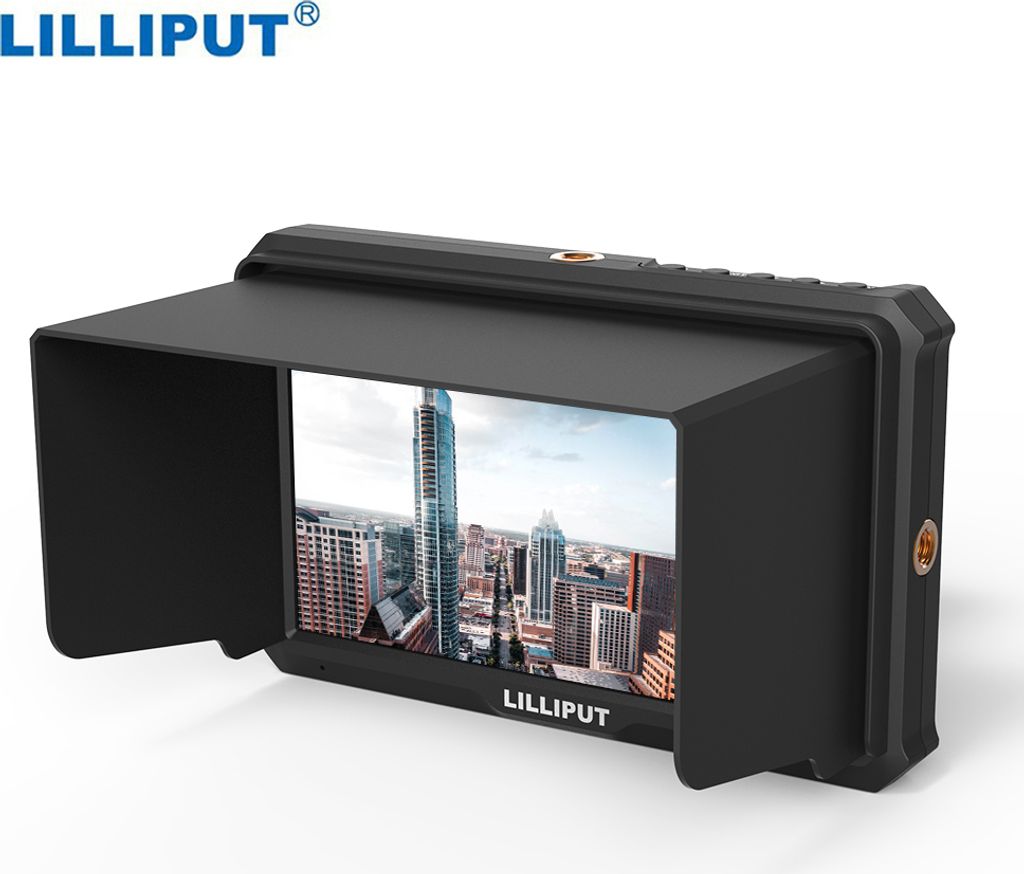 LILLIPUT A5 5-Zoll-IPS-Kamera-Top-Broadcast-Monitor fuer 4K Full HD-Camcorder & DSLR mit 1920 x 1080 hoher Aufloesung (1000: 1) Kontrastanwendung z...