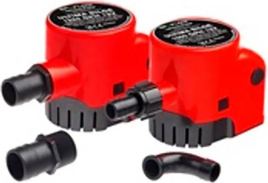 Johnson Pump Ultima 32l/min Bilgenpumpe 12v Rot 142 x 82 x 105 mm Rot 142 x 82 x 105 mm