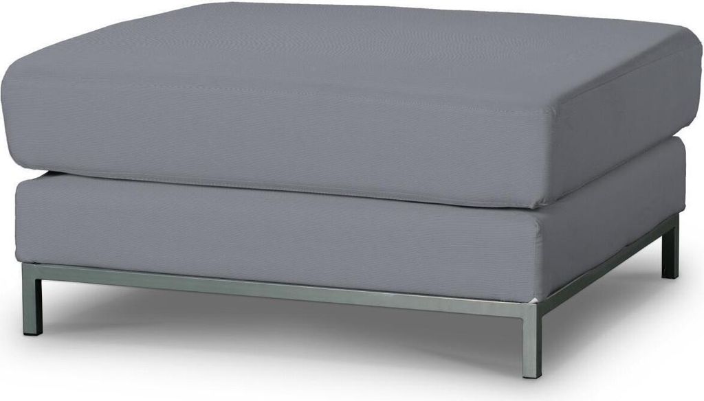 Dekoria Bezug für Kramfors Hocker, grau, Husse, Kramfors Hocker