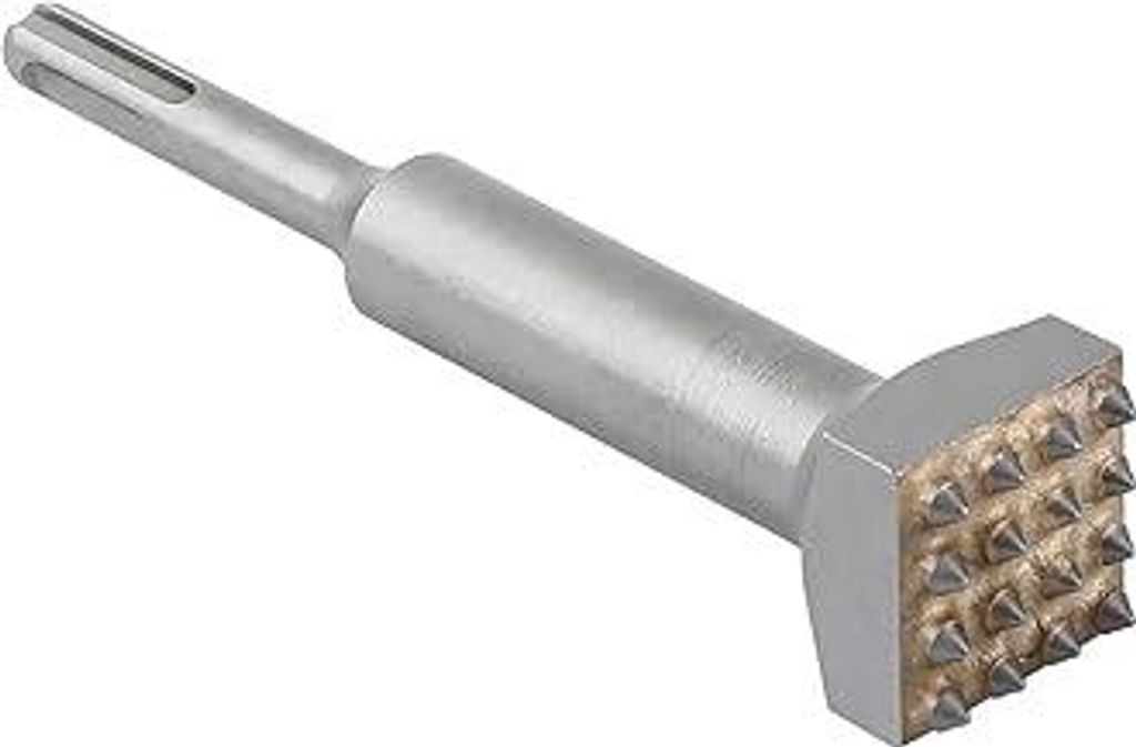 Vearter SDS Plus Meißel Fliesenmeißel, 152mm 16 Zähne Hohleisen aus Hartmetall Bodenschaber für Beton, Schiefer, Brücke, Mauer, Keramikfliesen