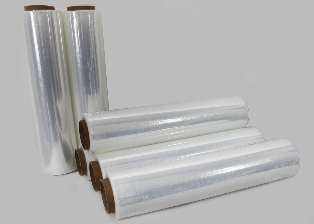3 stück Paletten-Folie Hand-Stretchfolie Wickelfolie transparent