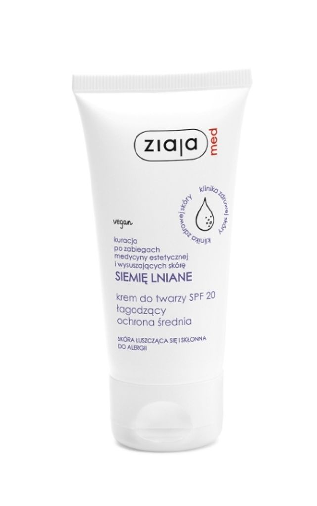 ZIAJA MED LEINSAMEN Gesichtscreme LSF 20 50 ml Produktbild 