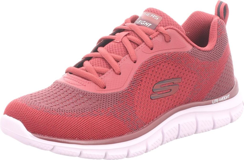 Skechers Herren-Sneaker Rot-Weiß, Farbe:rot, EU Größe:481/2