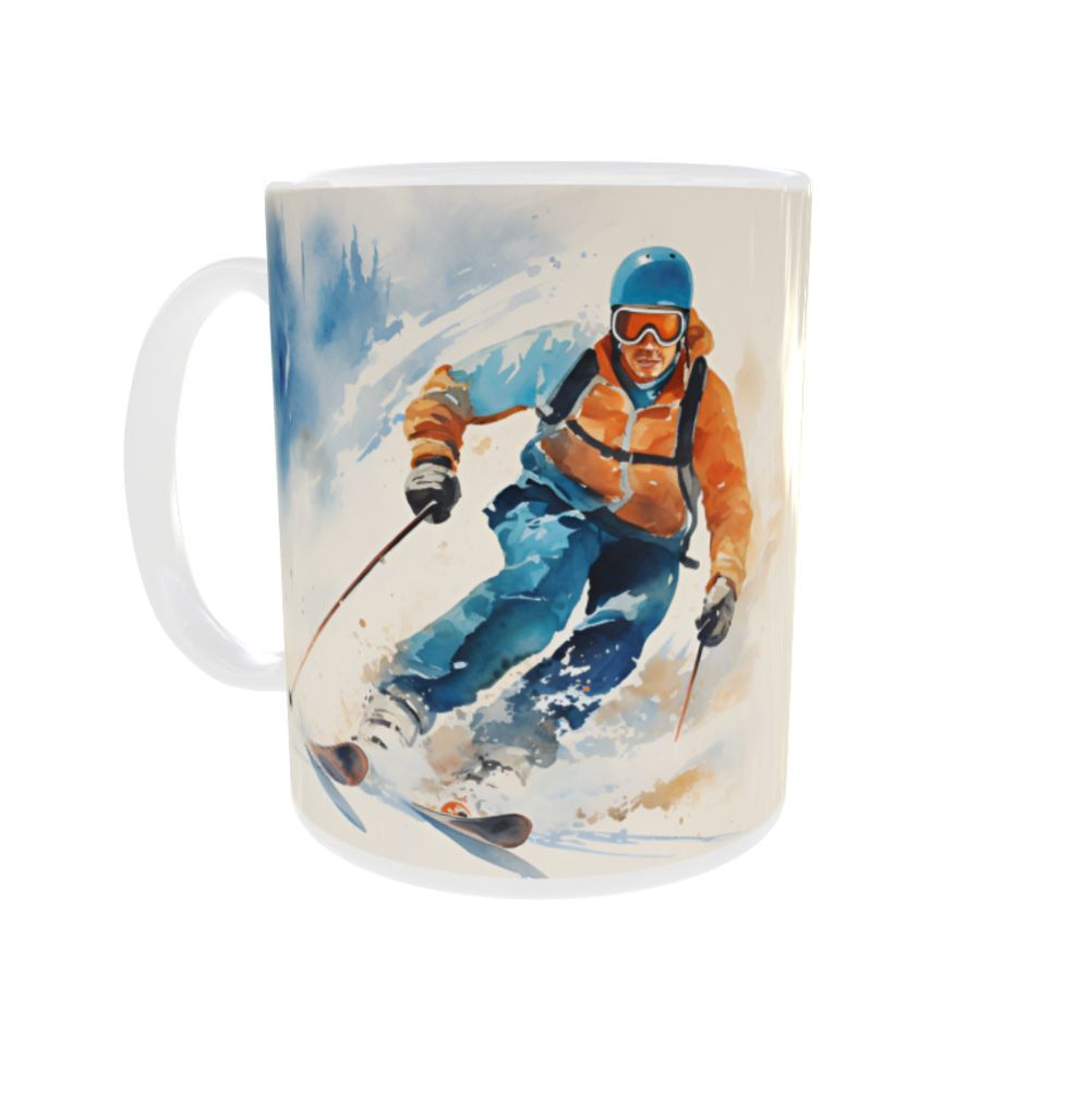 300ml Ski Becher Skifahren v1