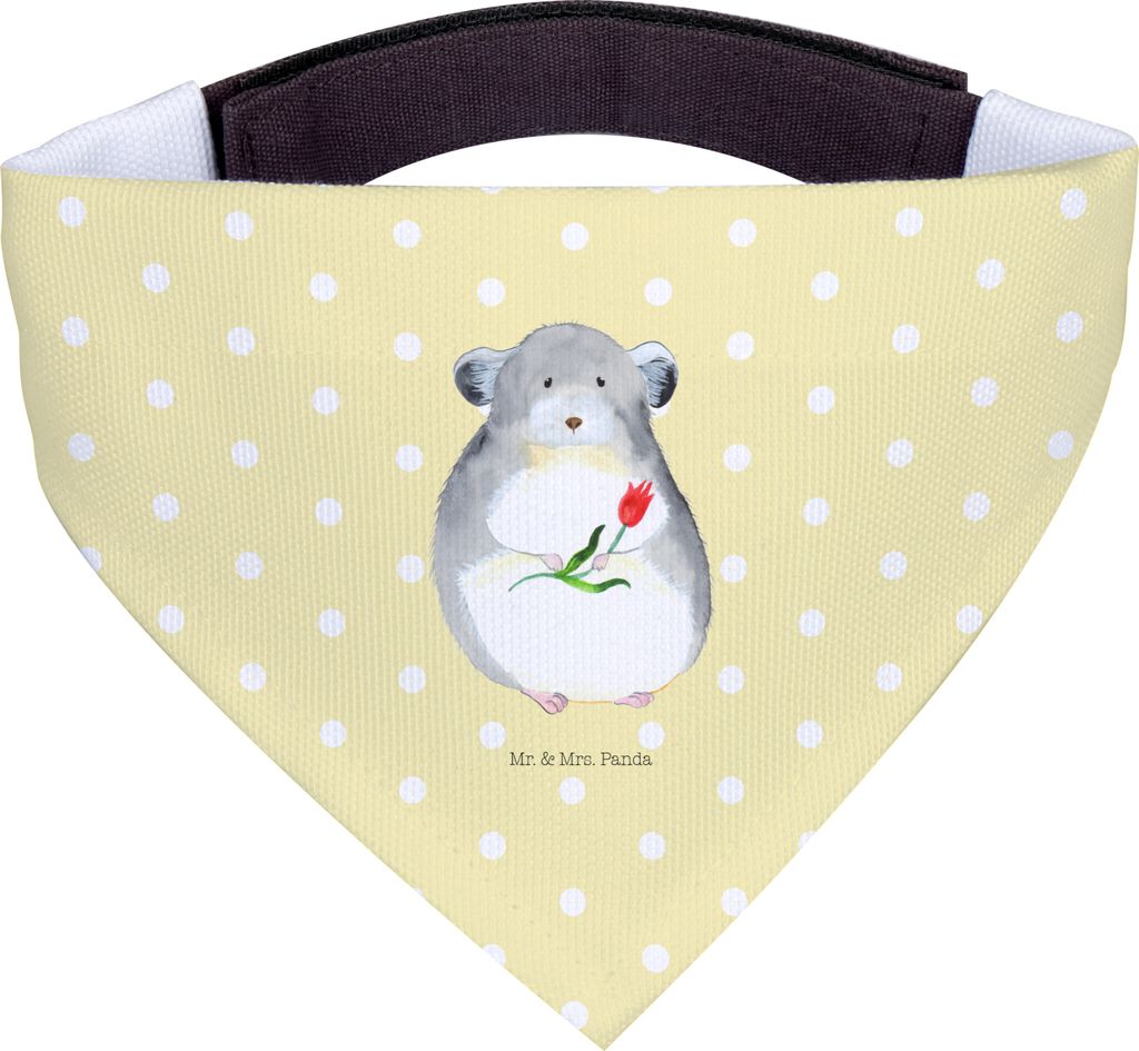Mr. & Mrs. Panda Halstuch Für Hunde Chinchilla Blume - Gelb Produktbild 