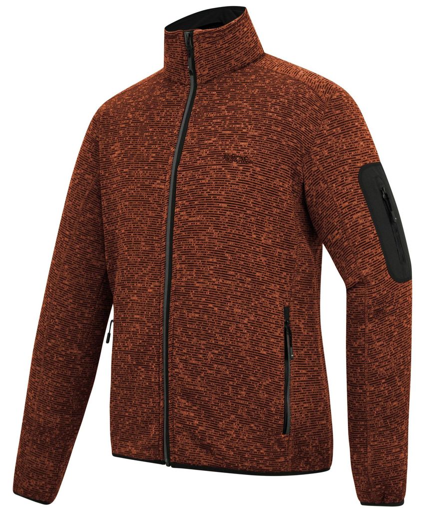 Regatta Newhill Strickfleecejacke Herren, Größe:XL, Farbe:Brick