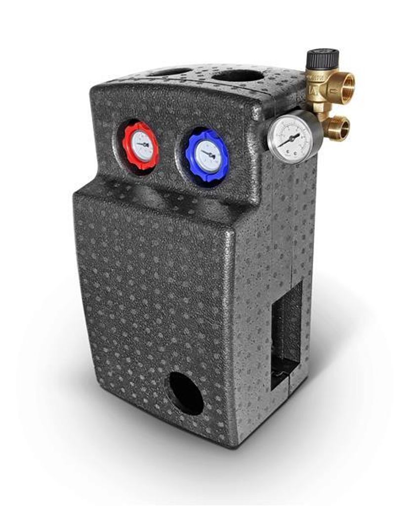 Pumpengruppe Grundfos mit 3Wege-Mischventil und Stellmotor, Produktbild 
