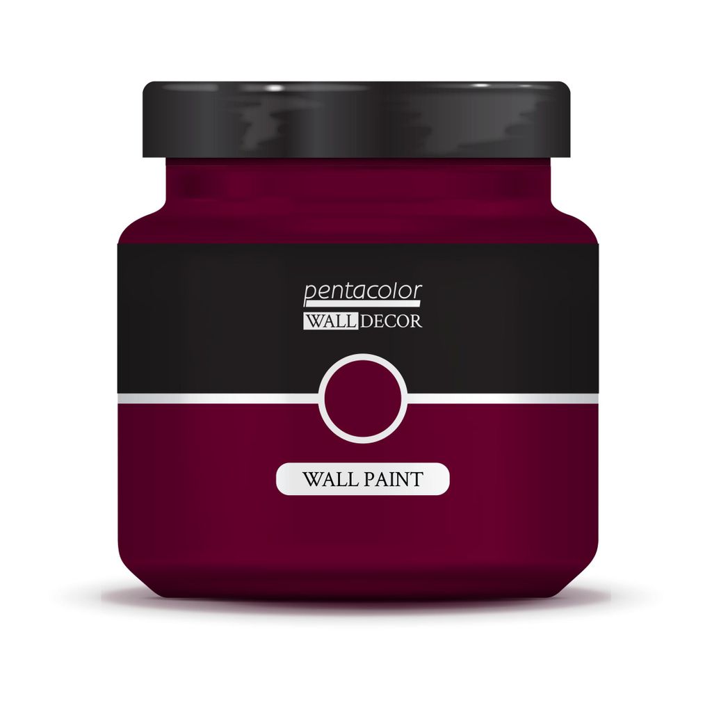 PENTART Wandfarbe, 1000 ml, leuchtendes Rot