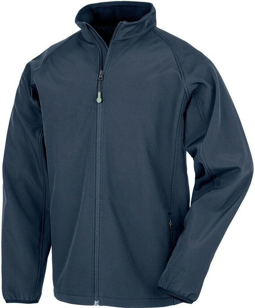 Result Genuine Recycled - Softshelljacke, Zum Bedrucken für Herren BC4888 (2XL) (Marineblau)