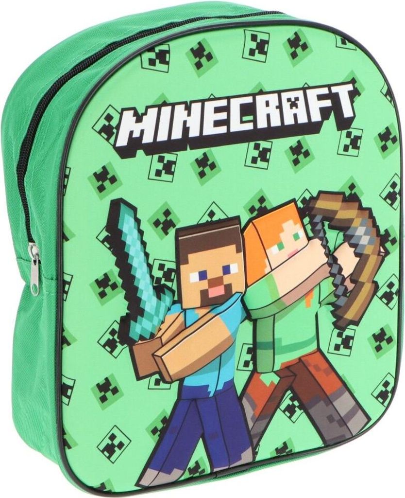 Minecraft 3D-Rucksack Kinder – Schulranzen Jungen mit Produktbild 