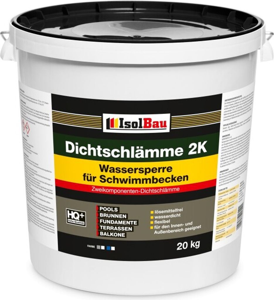 Isolbau Dichtschlämme 2K - Wassersperre zur Abdichtung von Produktbild 