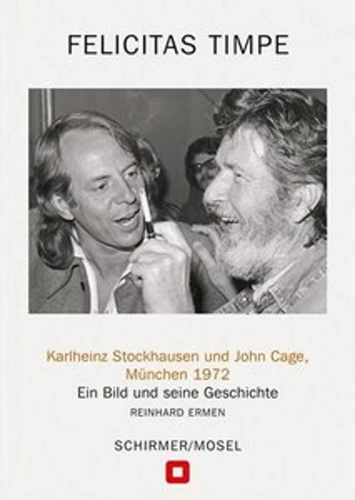 Cadeau Mélomane Photo Rare Stockhausen John Cage Munich 1972 Qualité
