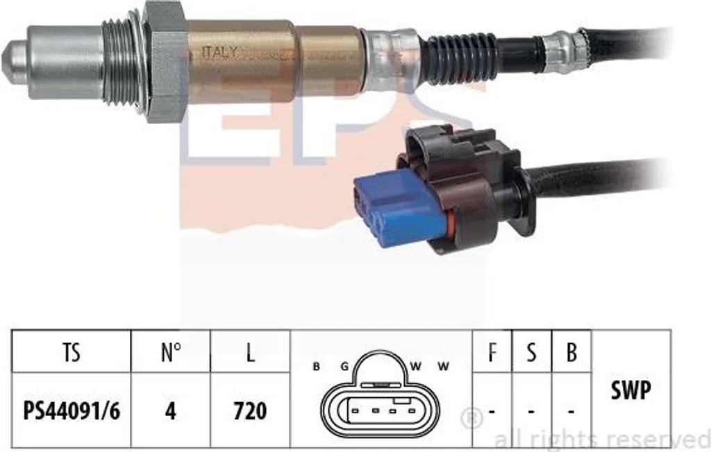 Sonde Lambda pour Contrôle Technique Ford KA - Remplacer OE 2240069