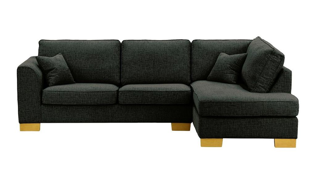 SLF24 - Rechtsseitiges Ecksofa Avos mit Schlaffunktion - Vitolini 097-1731 - Charcoal