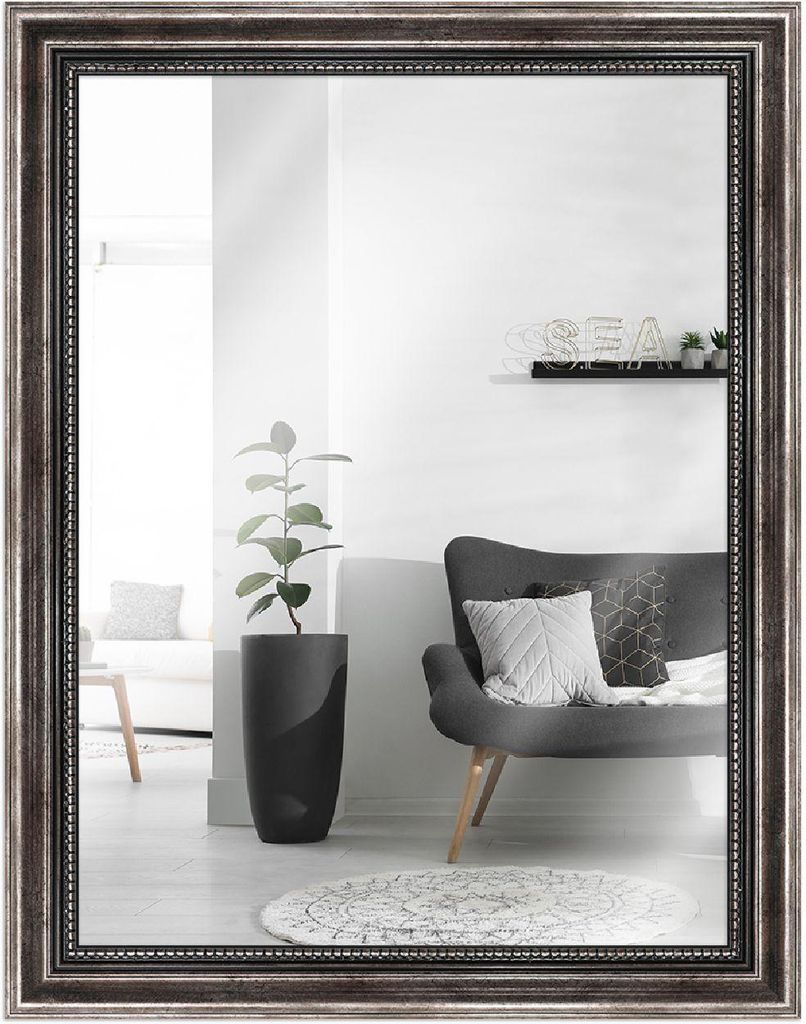 MendeFrames Wandspiegel H450 Antik metall 50x100 cm