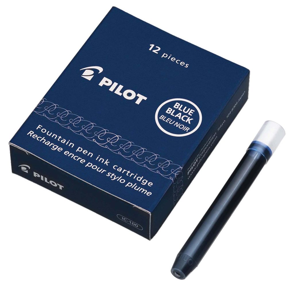 PILOT IC-100, 12er Patronenset für Füllfederhalter, Produktbild 
