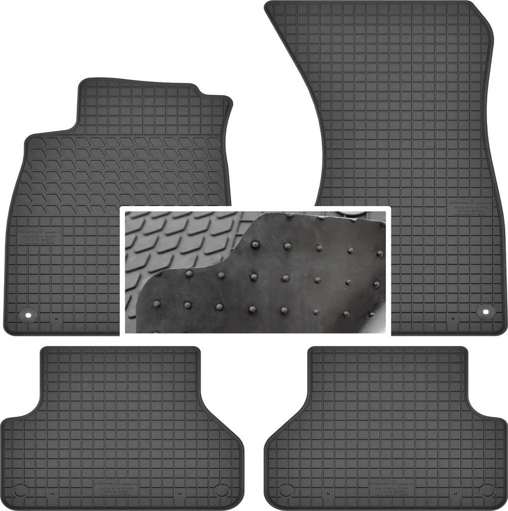 Set Tappetini in Gomma per Audi A5 F5 | Robusti e Antiscivolo