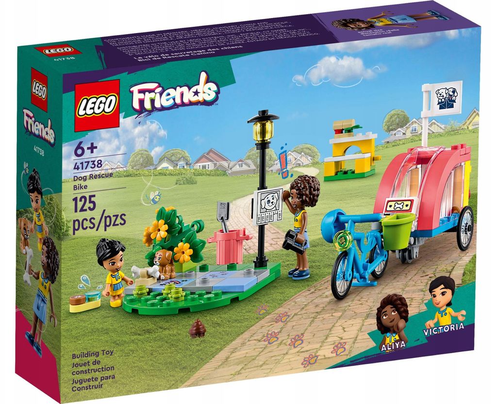 LEGO® 41738 LEGO® Friends 41738 Hunderettungsfahrrad Imagen del producto 