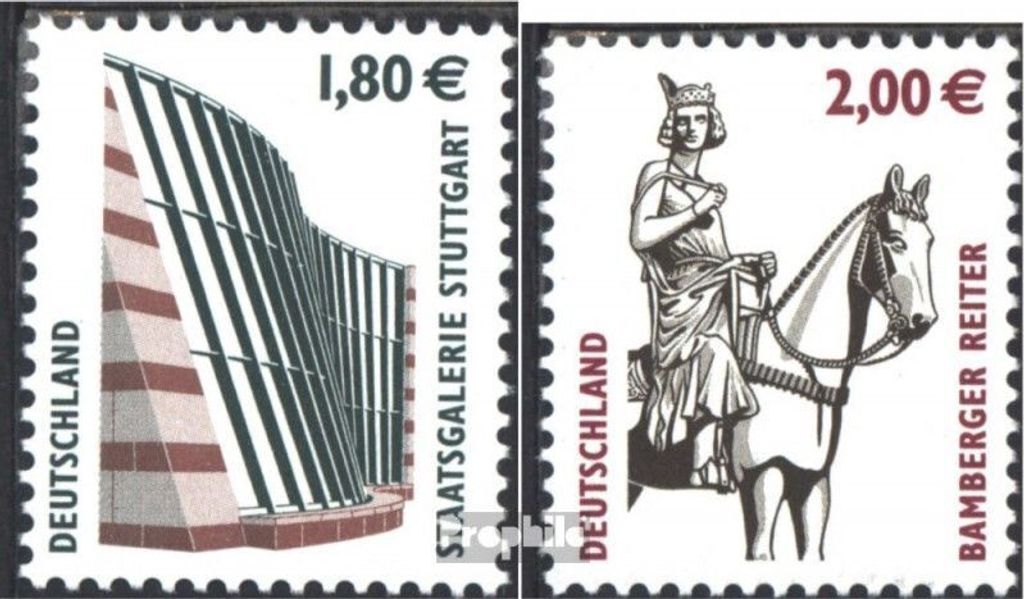 Briefmarken BRD (BR.Deutschland) 2003 Mi 2313-2314 (kompl.Ausg.) postfrisch Sehenswürdigkeiten