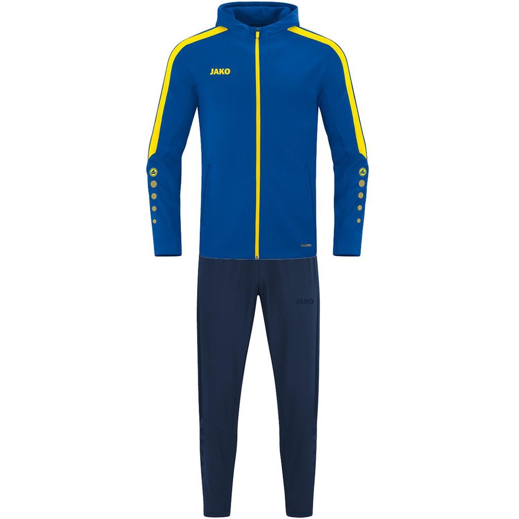 JAKO Unisex Präsentationsanzug Power, Farbe:royal/citro, Größe:M