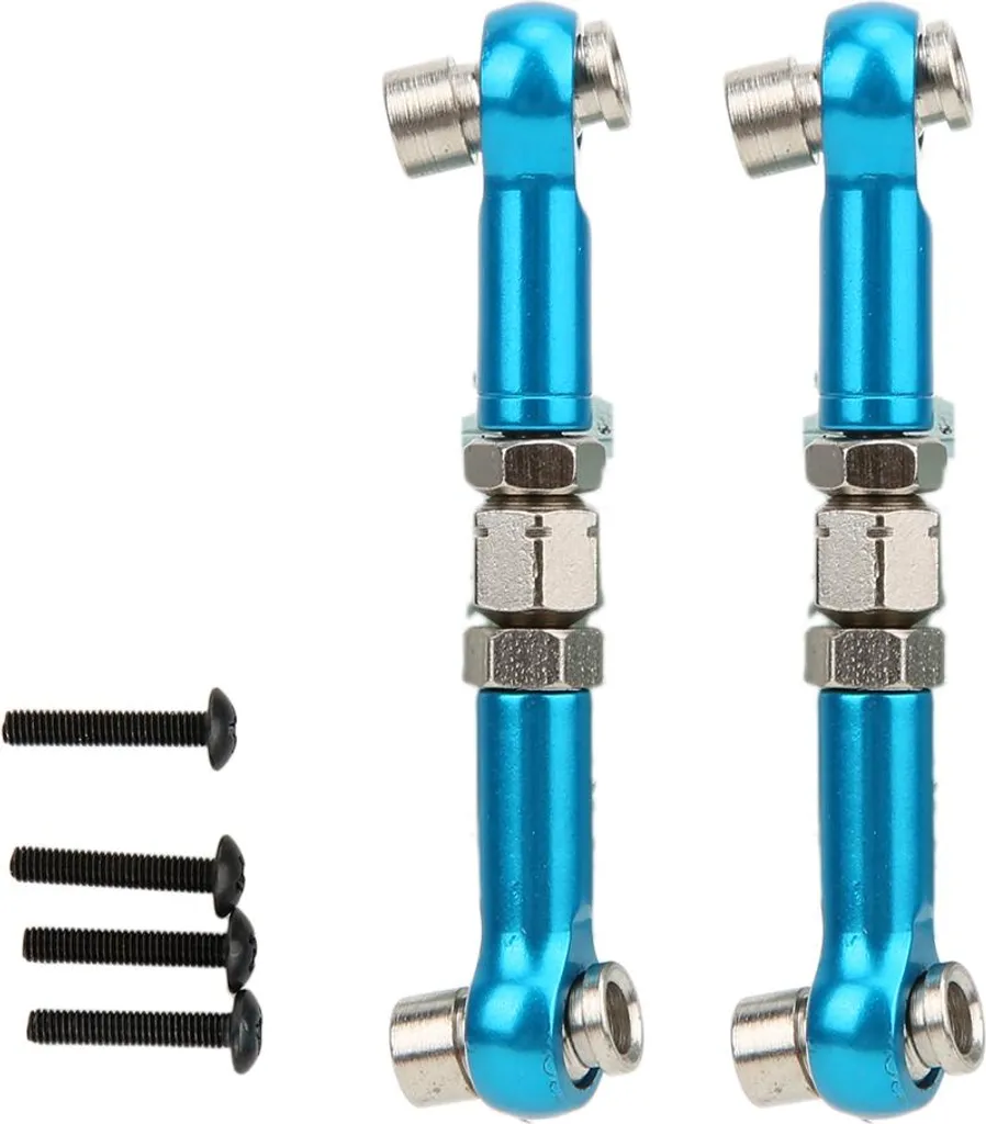 Kit 2 Tiranti Sterzo Alluminio per HPI RS4 Sport 3 1/10 Blu 113696B